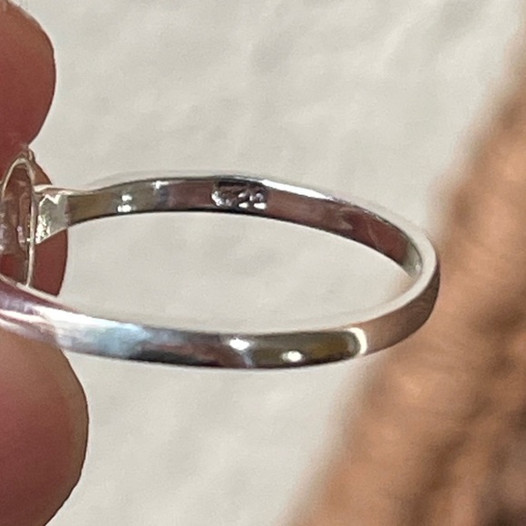 Natural Ethiopian Opal Ring in 925 Sterling Silver Size 5.5 - Picture 6 of 9